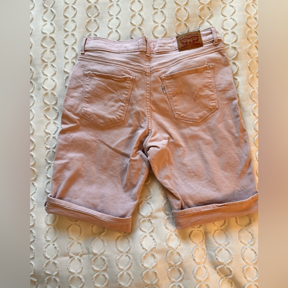 Pink Levi Bermuda shorts